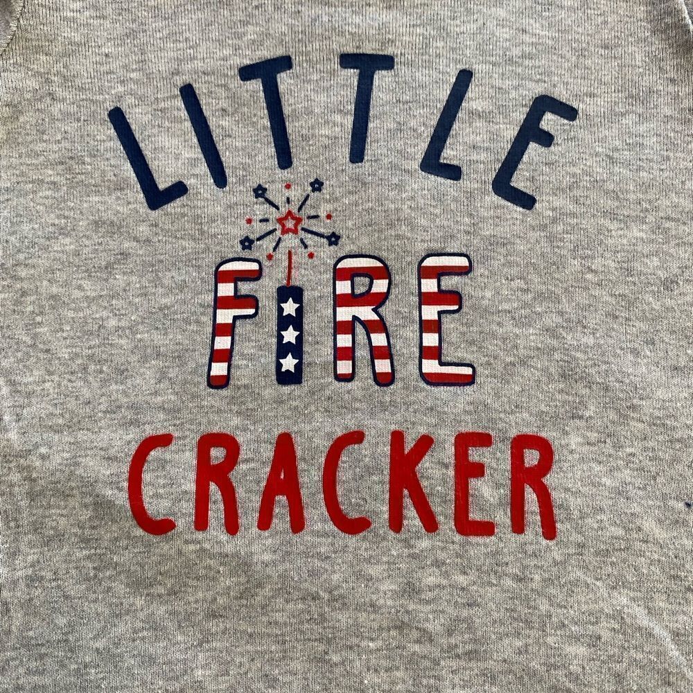CARTER's Baby Boy Firecracker Tee & Short Set - Picture 2 of 7